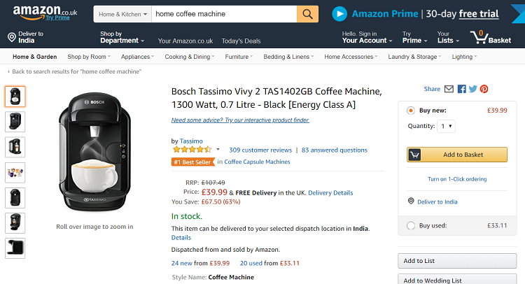 Bosch Tassimo