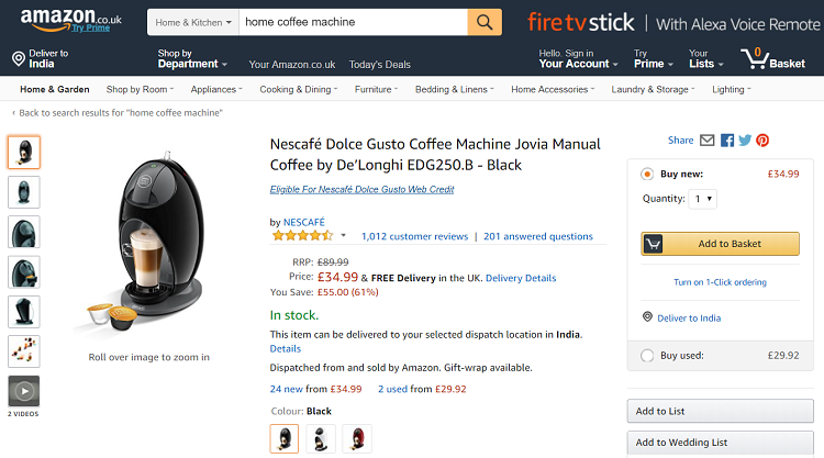 Nescafe Coffee Maker