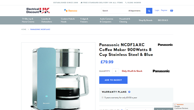 Panasonic Coffee Maker