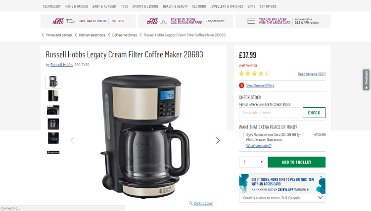 Russell Hobbs Coffee Maker